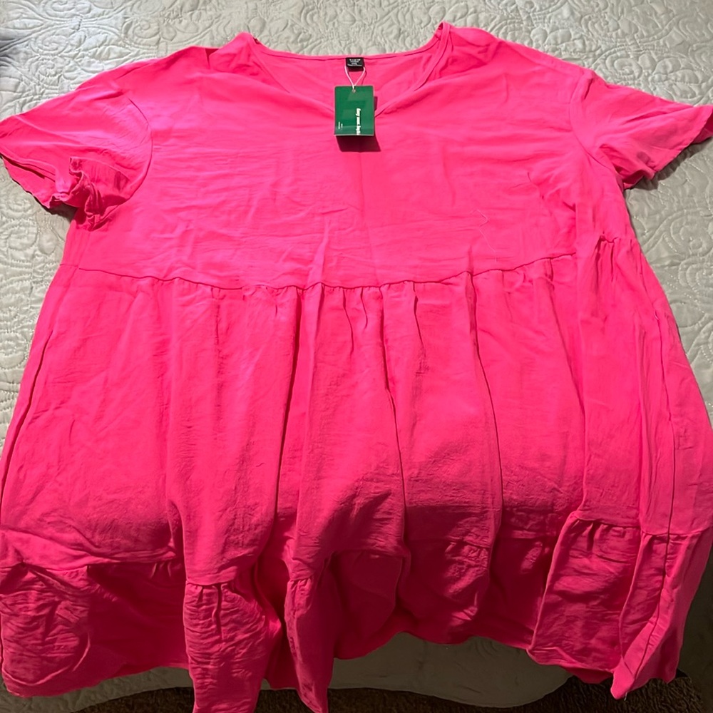 Hot pink SHEIN summer dress